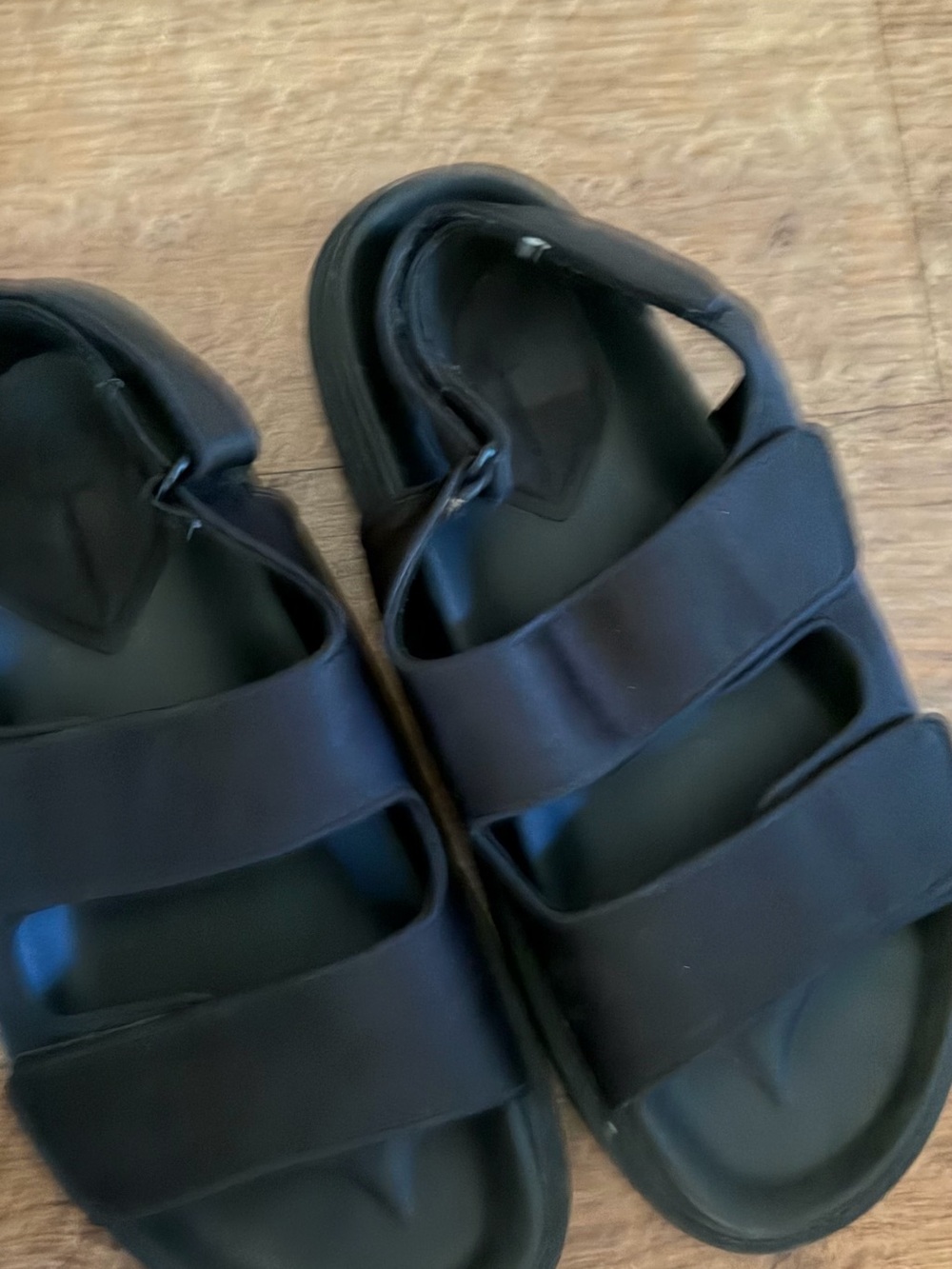 Zara Black Strappy Platform Sandals - Picture 8 of 8